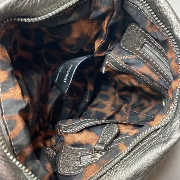 B. Makowsky Silver Shoulder Bag with Silver hardware - Picture 6 of 8